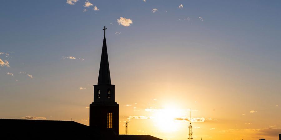 Sunset over Truett Seminary