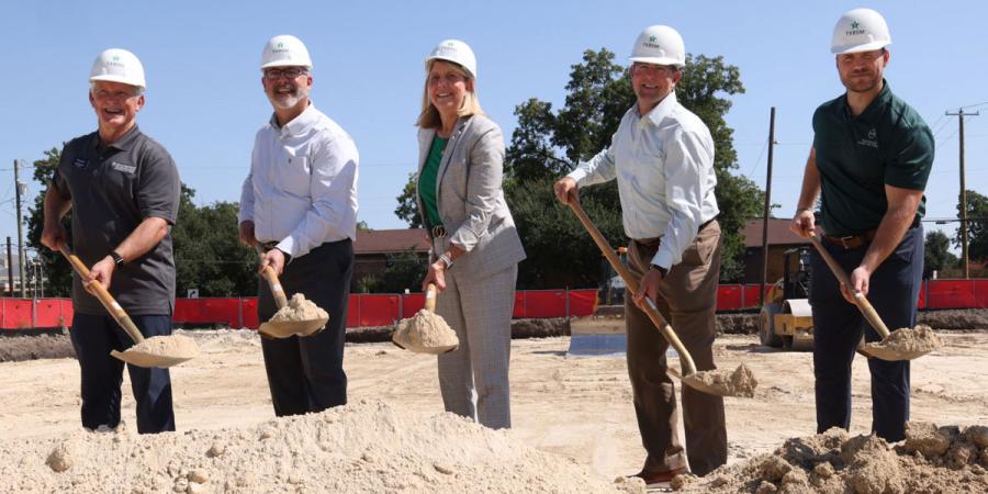 Groundbreaking for the new BSM building at Baylor