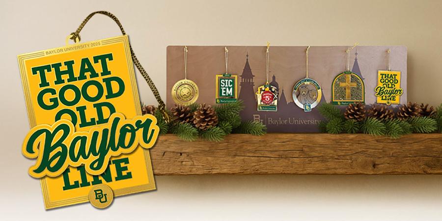 Baylor Christmas ornaments